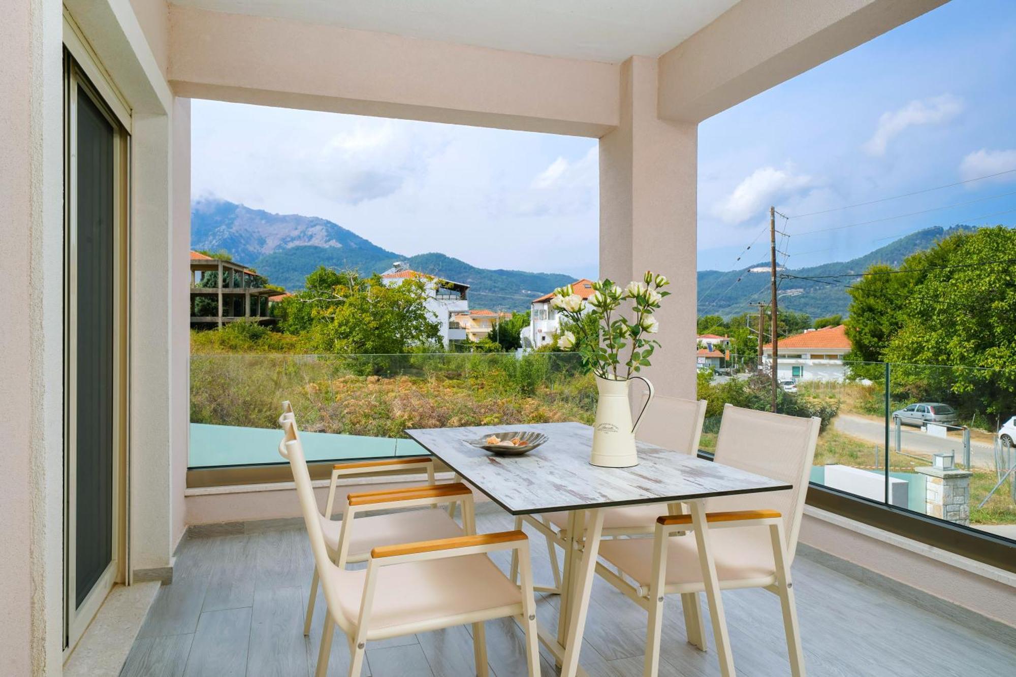 Foti'S Villas Skála Potamiás Rom bilde